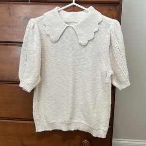 Universal Thread Short Crewneck Sleeve T-Shirt Collar Sweater sz Small